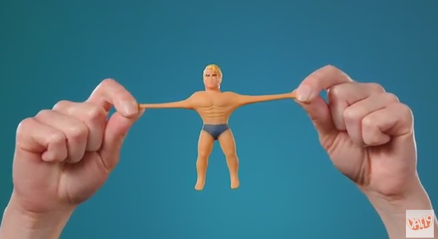 world's smallest stretch armstrong